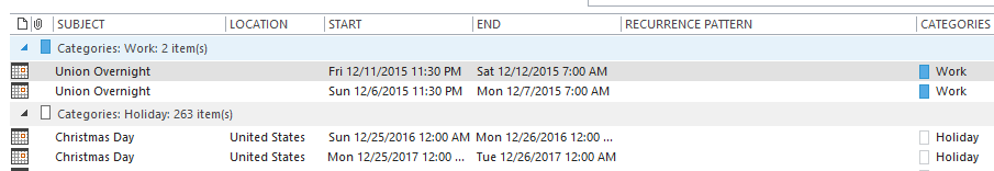Office 365 (Outlook 2016 for Windows) Adding/Removing Holidays to the
