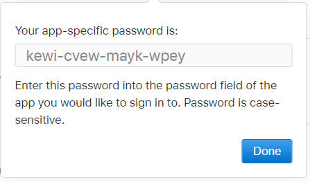 password